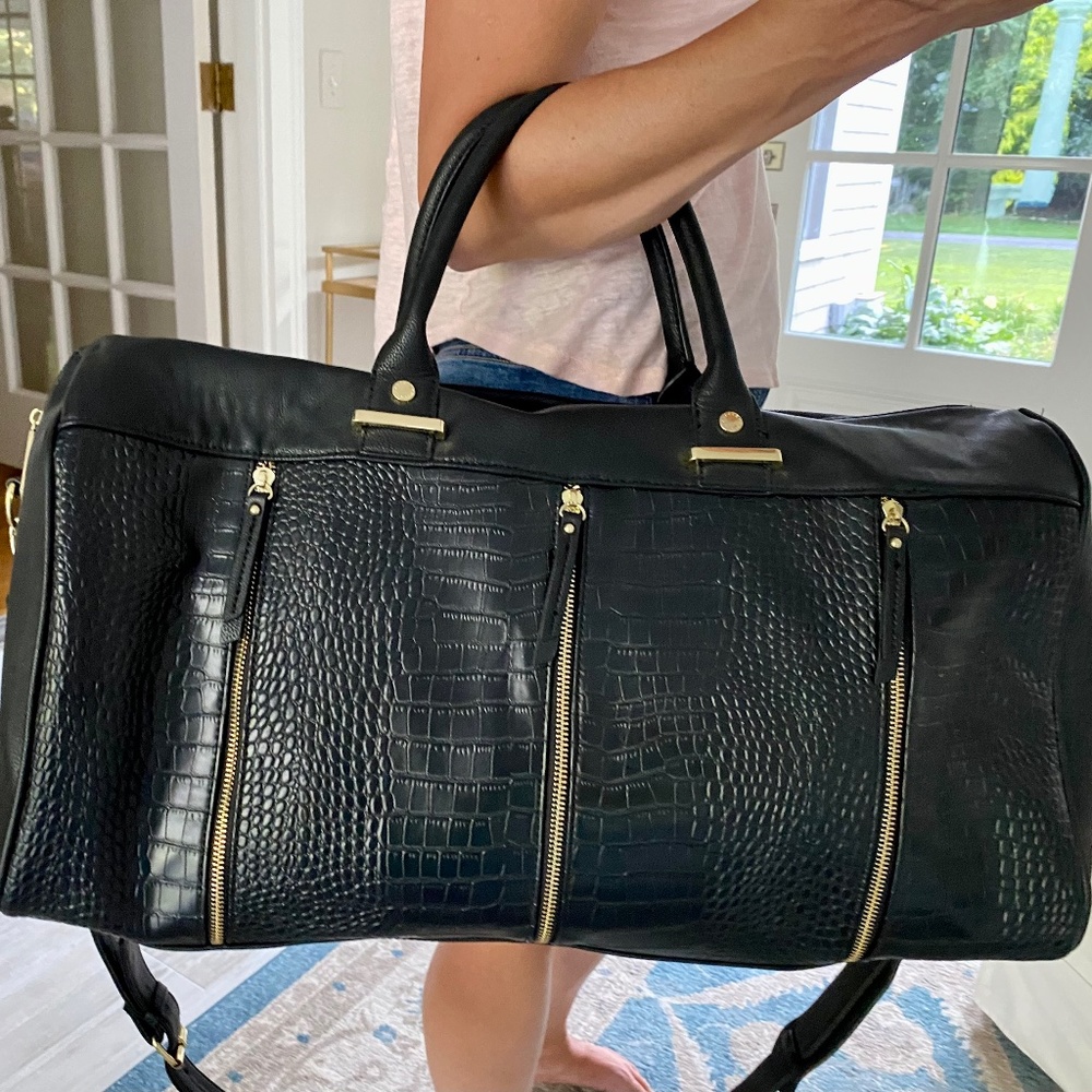 NEW Steve Madden black weekend bag